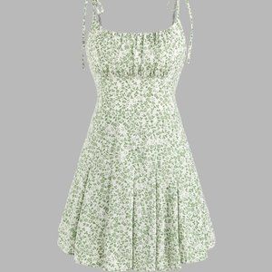 Floral Shirred Cami Dress